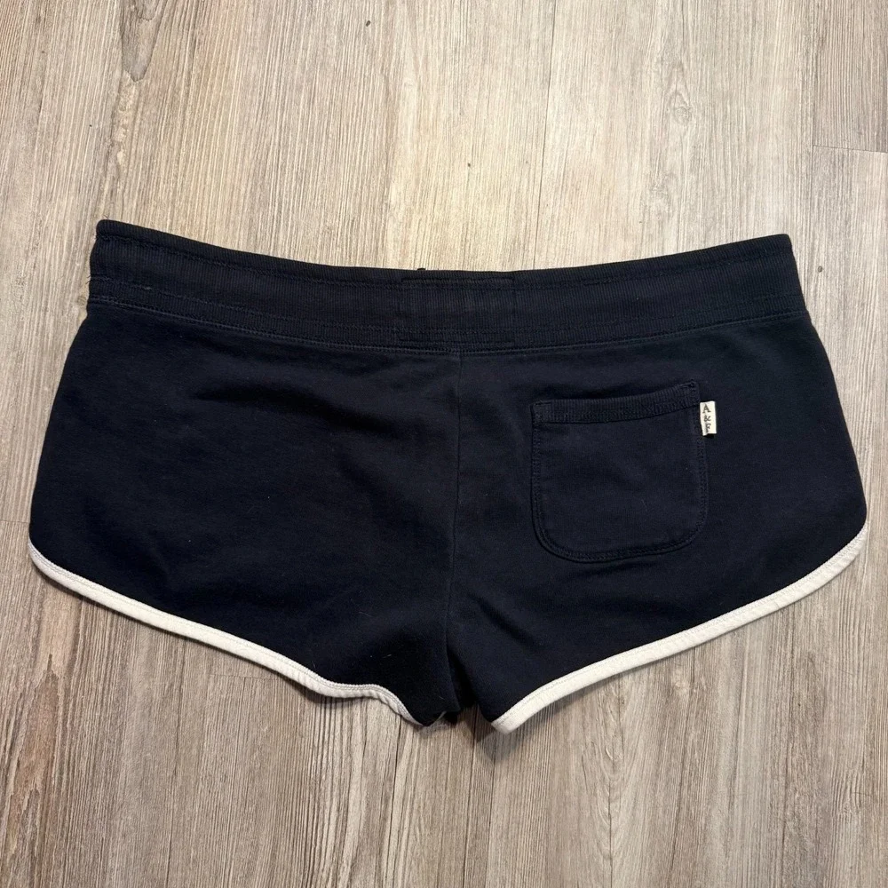 Abercrombie & Fitch Womens Large Y2K Sweat Shorts Navy